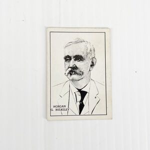 Vintage 1950 Callahan Hall of Fame Morgan G Bulkeley Baseball Trading Card